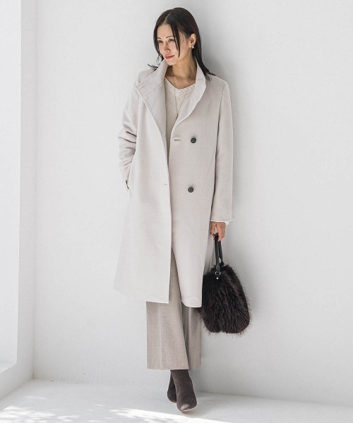 LAUTREAMONT（ロートレアモン）の「プレミアムウールカシミヤロングコート（その他アウター・レディース・ベージュ/キャメル/ブラック・11号/9号/7号）」の20枚目の写真