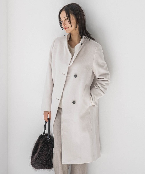 LAUTREAMONT（ロートレアモン）の「プレミアムウールカシミヤロングコート（その他アウター・レディース・ベージュ/キャメル/ブラック・11号/9号/7号）」の17枚目の写真