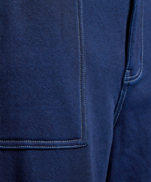 Soiunique（スワユニーク）の「裏シャギー超ワイドニットデニムパンツ ［Soiunique］（デニムパンツ・レディース・ネイビー/ワンウォッシュ・LL/L/M）」の20枚目の写真