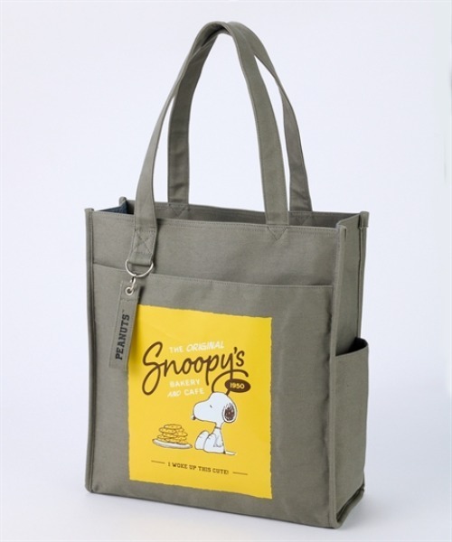 スヌーピー 10ポケットカラーキャンバストートバッグ（A4対応