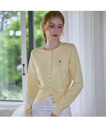 Eyelet Round Cardigan [9color]