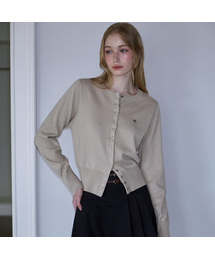 Eyelet Round Cardigan [9color]