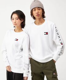 TOMMY HILFIGER(�g�~�[�q���t�B�K�[)�́y�I�����C������z�t�����`�e���[ ���S �����O�X���[�u�X�E�F�b�g(�X�E�F�b�g)