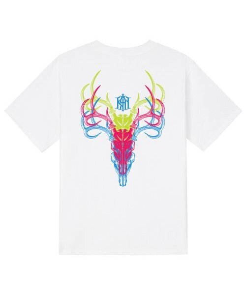 KAN6312(カン6312)の「KTW0061 ハンティングトロフィー 半袖Tシャツ - ホワイト(Tシャツ/カットソー・レディース・その他・LARGE/MEDIUM/SMALL/X-LARGE)」の1枚目の写真