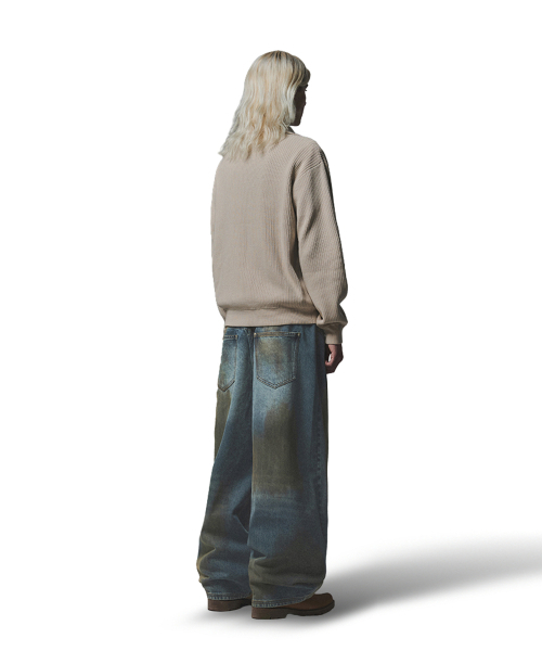 NOT4NERD(ノットフォーナード)の「Angel Argyle Knit Track Jacket - Beige(カーディガン/ボレロ・レディース・その他・LARGE/X-LARGE/MEDIUM)」の9枚目の写真