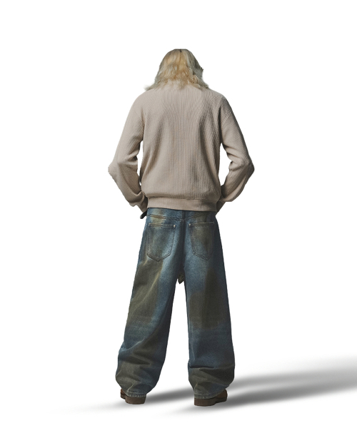 NOT4NERD(ノットフォーナード)の「Angel Argyle Knit Track Jacket - Beige(カーディガン/ボレロ・レディース・その他・LARGE/X-LARGE/MEDIUM)」の11枚目の写真