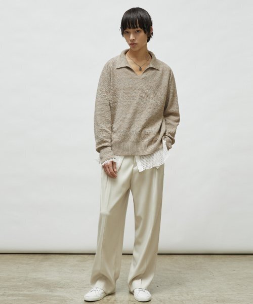 LMOOD(エルムード)の「フィレンツェ V ラグランニットクリーム(ニット/セーター・レディース・その他・44/46/48)」の6枚目の写真