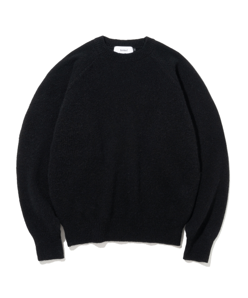 KNITTED(ニッティド)の「シェギドック ウール100% ラウンドニット BLACK(ニット/セーター・レディース・その他・X-LARGE/LARGE/MEDIUM)」の1枚目の写真