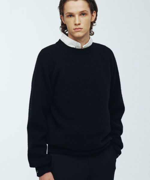 KNITTED(ニッティド)の「シェギドック ウール100% ラウンドニット BLACK(ニット/セーター・レディース・その他・X-LARGE/LARGE/MEDIUM)」の5枚目の写真