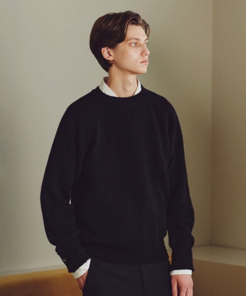KNITTED(ニッティド)の「シェギドック ウール100% ラウンドニット BLACK(ニット/セーター・レディース・その他・X-LARGE/LARGE/MEDIUM)」の7枚目の写真