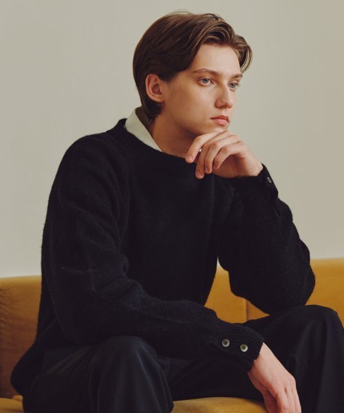 KNITTED(ニッティド)の「シェギドック ウール100% ラウンドニット BLACK(ニット/セーター・レディース・その他・X-LARGE/LARGE/MEDIUM)」の11枚目の写真