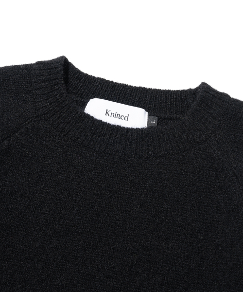 KNITTED(ニッティド)の「シェギドック ウール100% ラウンドニット BLACK(ニット/セーター・レディース・その他・X-LARGE/LARGE/MEDIUM)」の13枚目の写真