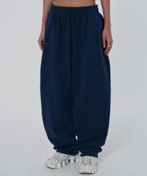 BASIC WIDE LONG PANTS [NAVY]