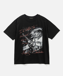 VASTIC（バスティック）の「コットンバンドグラフィックTシャツ_ブラック（Tシャツ/カットソー）」