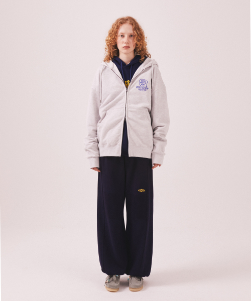 MENASOO(ミナス)の「Menasoo Cartoon Graffiti Two Way Hoodie Zip Up_White Melange(パーカー・レディース・ホワイト・MEDIUM/LARGE)」の4枚目の写真
