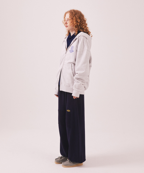 MENASOO(ミナス)の「Menasoo Cartoon Graffiti Two Way Hoodie Zip Up_White Melange(パーカー・レディース・ホワイト・MEDIUM/LARGE)」の5枚目の写真