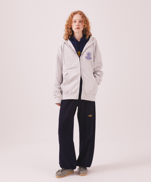 MENASOO(ミナス)の「Menasoo Cartoon Graffiti Two Way Hoodie Zip Up_White Melange(パーカー・レディース・ホワイト・MEDIUM/LARGE)」の9枚目の写真