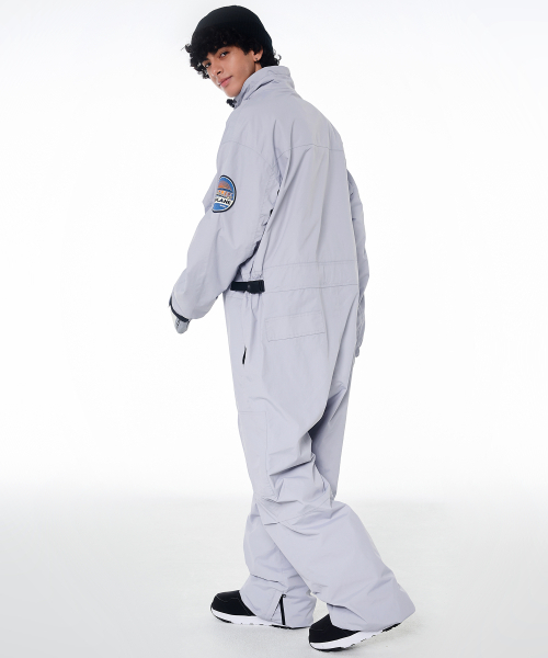 DOLL OUTERWEAR（ドラ アウターウェア）の「2425 ボルカン ボードウェア ワーク ジャンプスーツ グレー 男女共用（つなぎ/オールインワン・レディース・その他・LARGE/X-LARGE/X-SMALL/SMALL/MEDIUM）」の6枚目の写真
