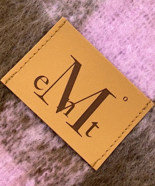 A'GEM/9 × .kom 『MUCENT/ムセント』 SIGNATURE MUFFLER /シグニチャー