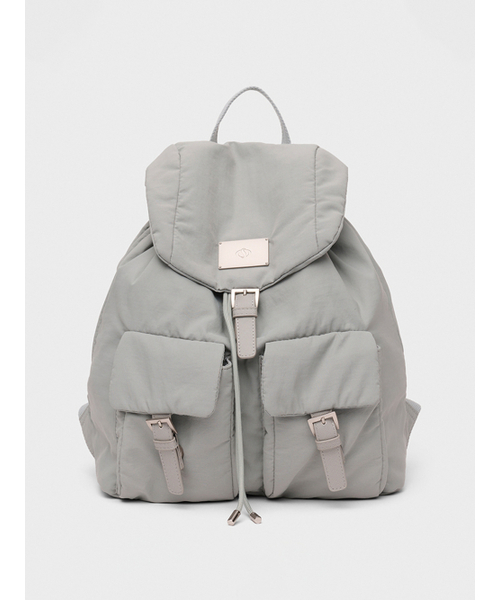 Salad bowls（サラダボール）の「CLOUD BACKPACK [GRAY]（バックパック/リュック・レディース・ライトグレー・FREE）」の14枚目の写真