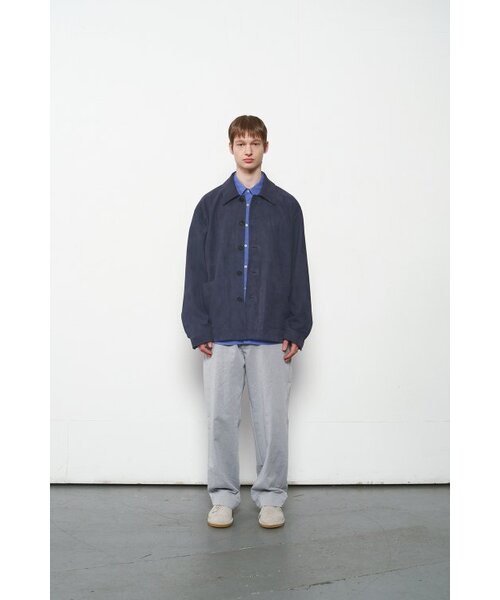 HORLISUN（ホーリーサン）の「Capital Suede Leather Work Jacket Indigo Navy（ライダースジャケット・レディース・その他・LARGE）」の5枚目の写真