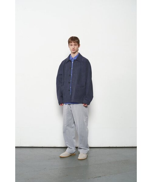 HORLISUN（ホーリーサン）の「Capital Suede Leather Work Jacket Indigo Navy（ライダースジャケット・レディース・その他・LARGE）」の9枚目の写真