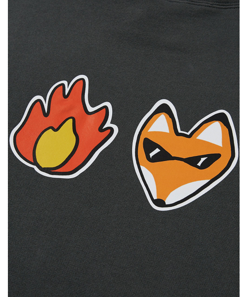 MMLG（エムエムエルジー）の「[Mmlg] FIRE FOX HOODIE (SQUID BLACK)（パーカー・レディース・その他・SMALL/MEDIUM/LARGE/X-LARGE）」の5枚目の写真
