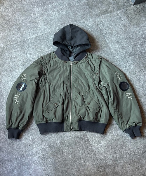 【a2o】4way中綿クラシックボタンMA-1再販な 定価28000円値段交渉○ a2o】4way中綿クラシックボタンMA-1（MA-1）｜a2o（エーツーオー）の
