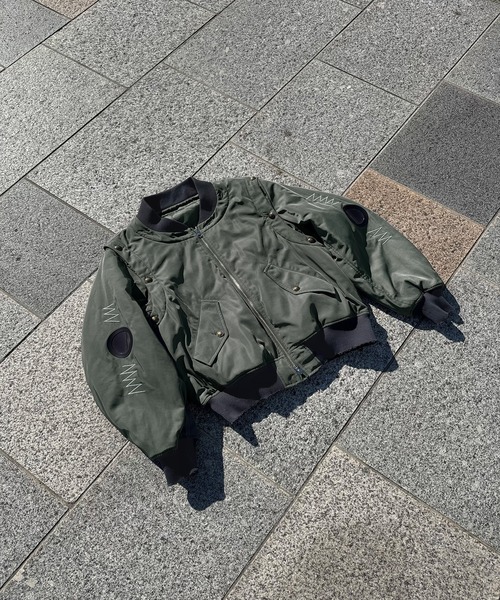 【a2o】4way中綿クラシックボタンMA-1再販な 定価28000円値段交渉○ a2o】4way中綿クラシックボタンMA-1（MA-1）｜a2o（エーツーオー）の