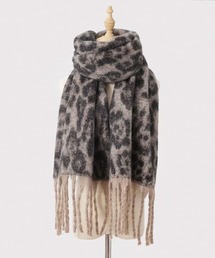 CORNERS（コーナーズ）の「ヒョウ柄ボリュームマフラー（マフラー）」