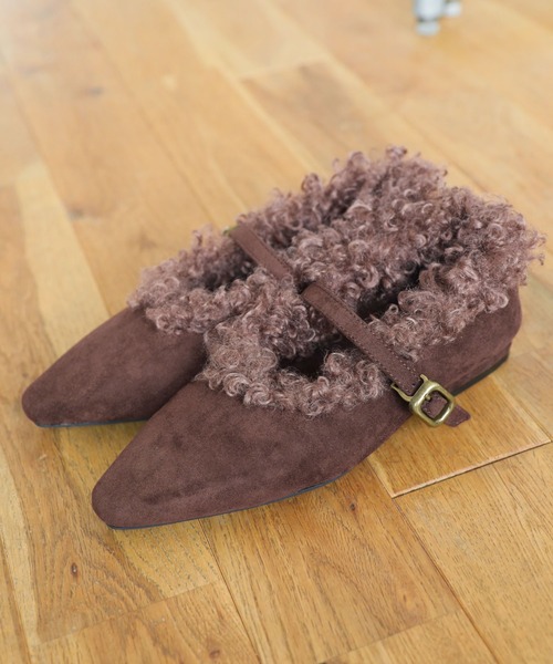 SESTO(セスト)の「カーリーファーメリージェーンパンプス(パンプス・レディース・ダークブラウン/ブラック・22.5cm/23.0cm/23.5cm/24.0cm/24.5cm/25.0cm)」の10枚目の写真