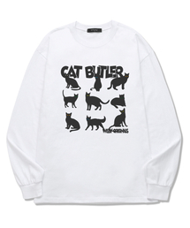 WISSY（ウィッシー）の「CAT EYES 長袖Tシャツ (WLS014) ホワイト（Tシャツ/カットソー）」
