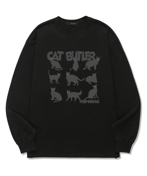 WISSY(ウィッシー)の「CAT EYES 長袖Tシャツ (WLS014) ホワイト(Tシャツ/カットソー・レディース・その他・LARGE/X-LARGE/XX-LARGE/SMALL/MEDIUM)」の3枚目の写真