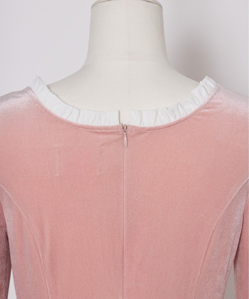 Fiorforte(フィオルフォルテ)の「velour balloon onepiece(ワンピース・レディース・ブラック/ピンク・FREE)」の21枚目の写真