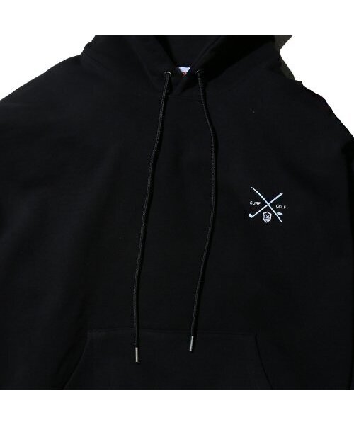 CHILL SPORTS CLUB(チルスポーツクラブ)の「サーフエンタープ フード ブラック(パーカー・メンズ・その他・LARGE/MEDIUM/X-LARGE)」の2枚目の写真