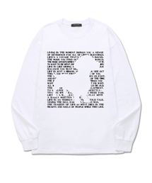 OUSE（オウズ）の「dog be dug ロングスリーブ (DLS001) ホワイト（Tシャツ/カットソー）」