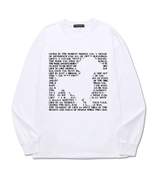 OUSE(オウズ)の「dog be dug ロングスリーブ (DLS001) ホワイト(Tシャツ/カットソー・レディース・その他・SMALL/MEDIUM/LARGE/X-LARGE/XX-LARGE)」の1枚目の写真