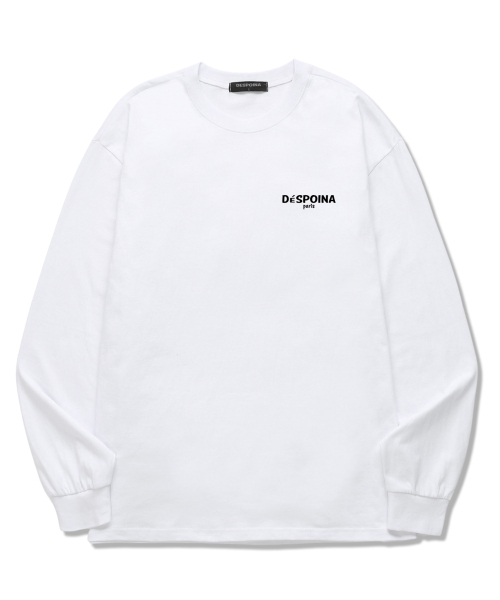 OUSE(オウズ)の「シグネチャースモールロゴロングスリーブ (DLS024) ホワイト(Tシャツ/カットソー・レディース・その他・SMALL/MEDIUM/LARGE/X-LARGE/XX-LARGE)」の1枚目の写真