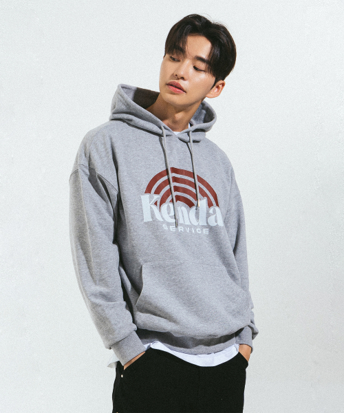 KENDA(ケンダ)の「VINYLS HOOD (MELANGE)(パーカー・レディース・チャコールグレー・SMALL/MEDIUM/LARGE/X-LARGE)」の1枚目の写真
