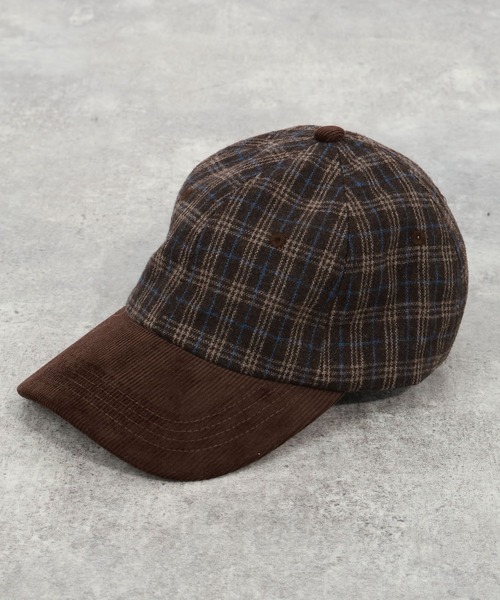 BAYFLOW（ベイフロー）の「チェックキリカエCAP（キャップ・メンズ・グレー/ネイビー/ブラウン・FREE）」の11枚目の写真