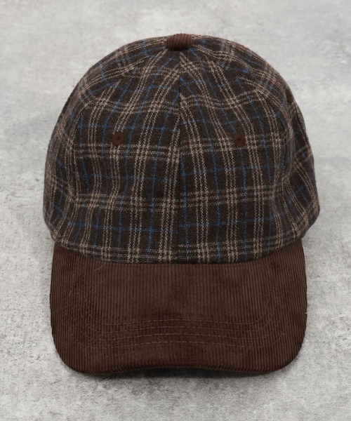 BAYFLOW（ベイフロー）の「チェックキリカエCAP（キャップ・メンズ・グレー/ネイビー/ブラウン・FREE）」の13枚目の写真