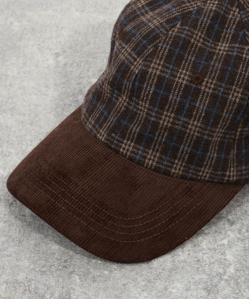 BAYFLOW（ベイフロー）の「チェックキリカエCAP（キャップ・メンズ・グレー/ネイビー/ブラウン・FREE）」の15枚目の写真