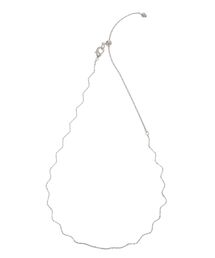 LAGUNAMOON | メタルカーブチェーンチョーカーネックレス(ネックレス)