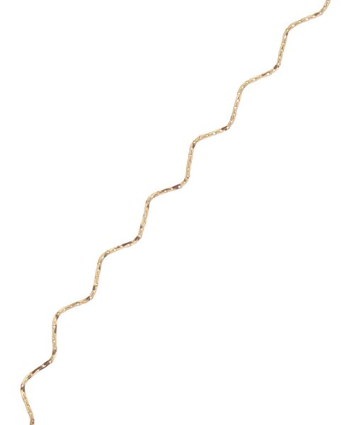 LAGUNAMOON(ラグナムーン)の「メタルカーブチェーンチョーカーネックレス(ネックレス・レディース・シルバー/ゴールド・FREE)」の6枚目の写真