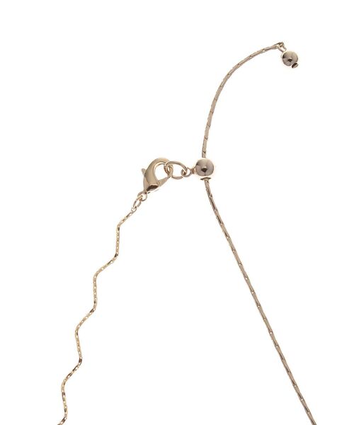 LAGUNAMOON(ラグナムーン)の「メタルカーブチェーンチョーカーネックレス(ネックレス・レディース・シルバー/ゴールド・FREE)」の5枚目の写真