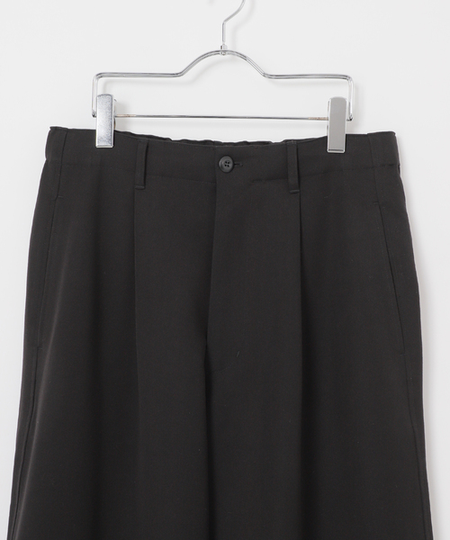 B.C STOCK（ベーセーストック）の「《追加》ヘビーT/R １タックワイドストレートスラックス（スラックス・メンズ・ネイビー/ブラウン/ブラック/チャコールグレー・MEDIUM/LARGE）」の22枚目の写真