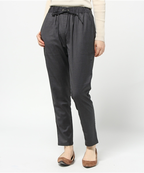 MOUSSY（マウジー）の「LOOSE SIMPLE PT Ⅱ（その他パンツ・レディース・ダークネイビー/ブラウン/ブラック/グレー・2/1）」の3枚目の写真