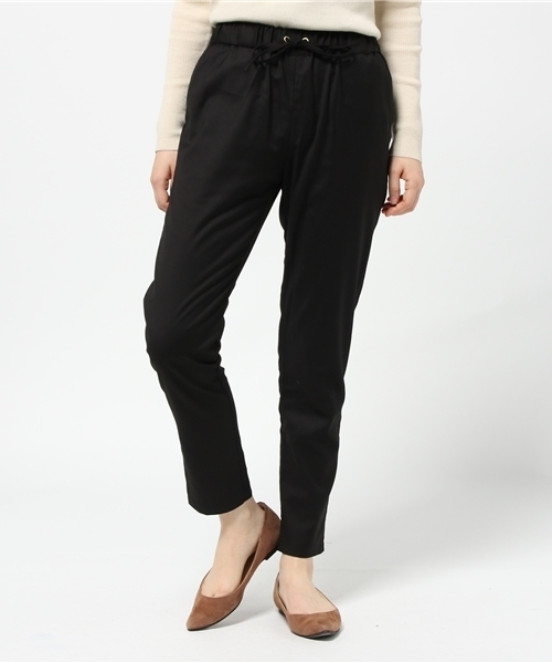 MOUSSY（マウジー）の「LOOSE SIMPLE PT Ⅱ（その他パンツ・レディース・ダークネイビー/ブラウン/ブラック/グレー・2/1）」の2枚目の写真