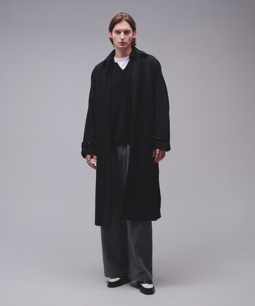 Regen Glanz(レーゲングランツ)の「skipper feather knit / スキッパーフェザーニット(ニット/セーター・メンズ・ワインレッド/ブラウン系その他/ブラック・SMALL/MEDIUM/LARGE)」の10枚目の写真