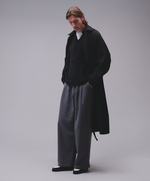 Regen Glanz(レーゲングランツ)の「skipper feather knit / スキッパーフェザーニット(ニット/セーター・メンズ・ワインレッド/ブラウン系その他/ブラック・SMALL/MEDIUM/LARGE)」の11枚目の写真